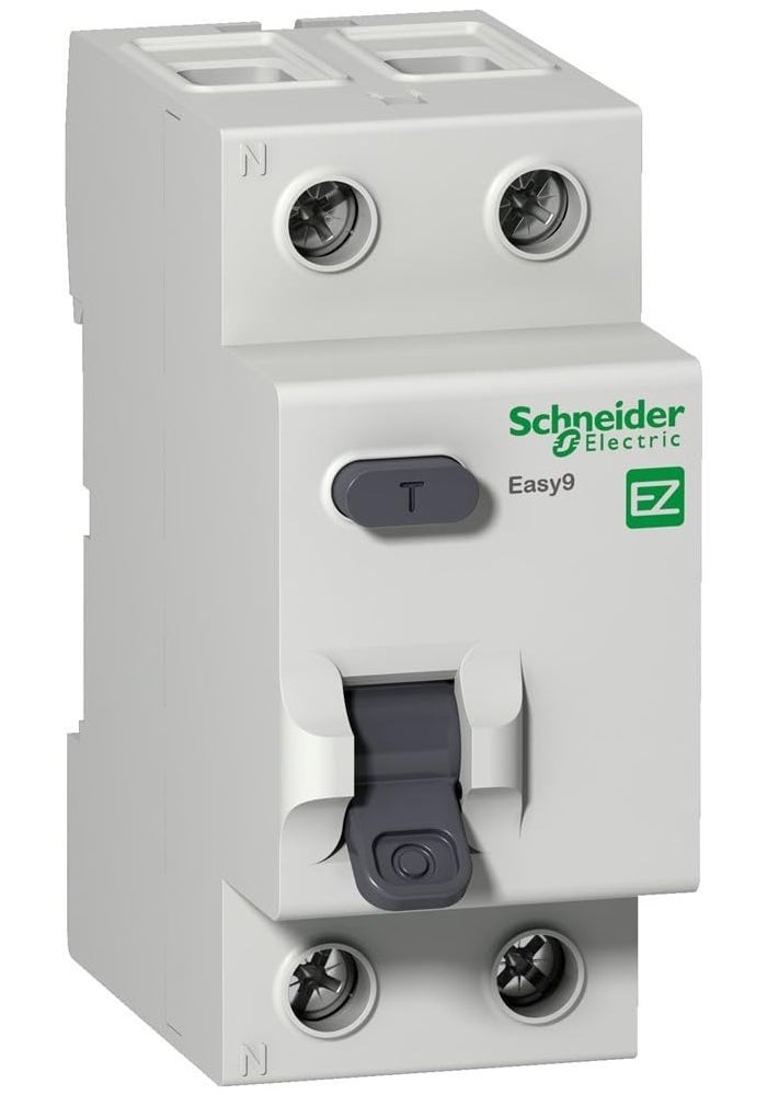 Schneider Electric Easy9 Residual Current Circuit Breaker - 2P - 63 A - 300 mA - AC Type - 230 V